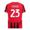 Camisolas AC Milan Tomori 23 1º Equipamento Principal 2024-25 Manga Curta Camisolas AC Milan Tomori 23 1º Equipamento Principal 2024-25 Manga Curta